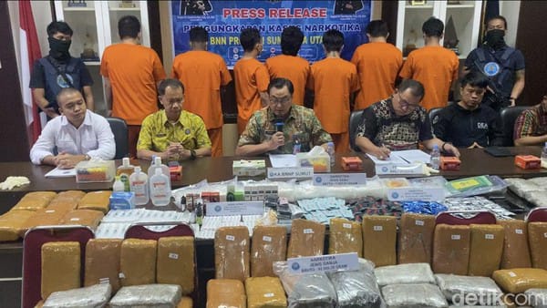 Update: BNN Sumut Gagalkan Peredaran 92 Kg Ganja Jaringan Aceh-Medan, 2 Orang Ditangkap Hari Ini